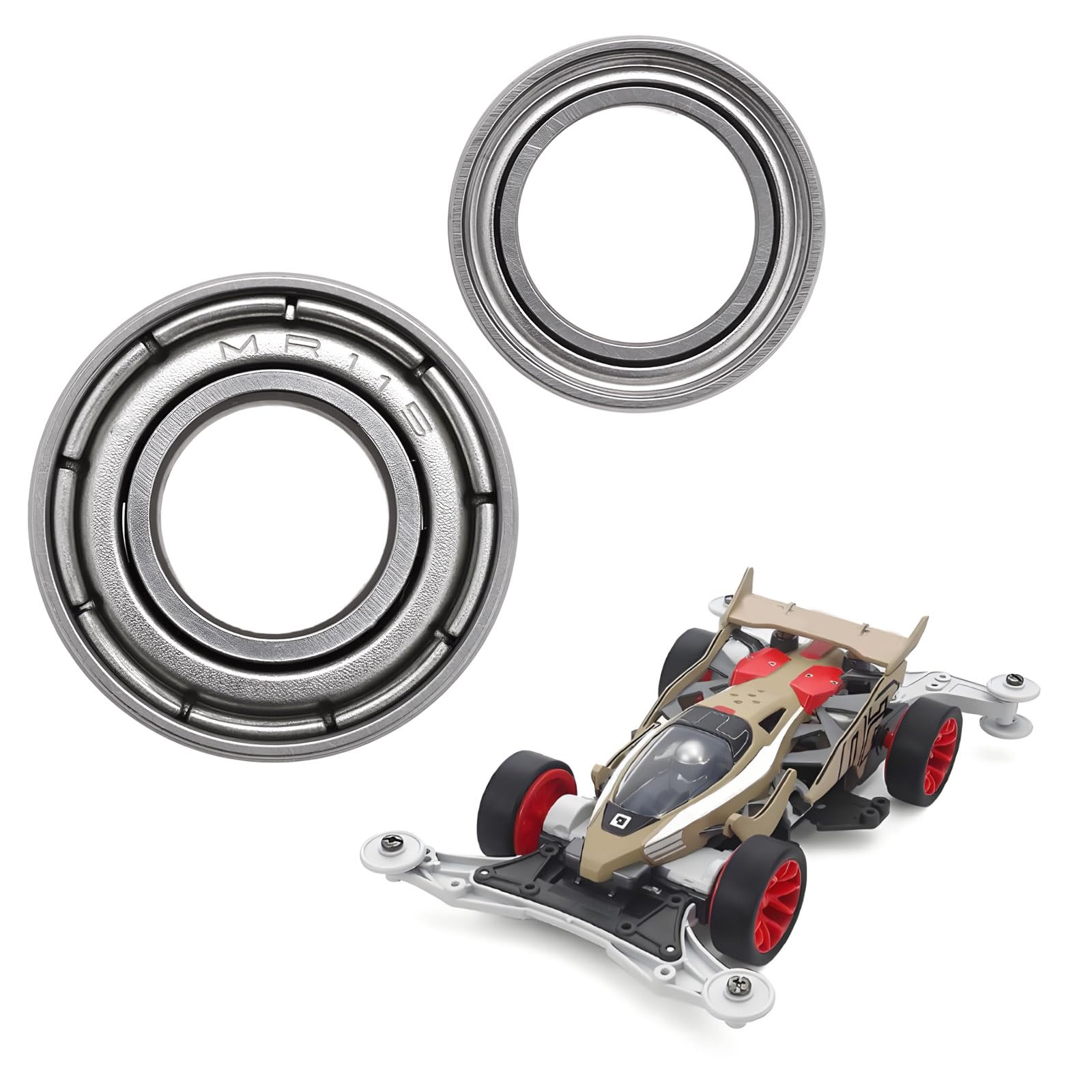 Be In Your Mind 10Pcs Ball Bearing Set 5x11x4mm 5x8x2.5mm Compatible with Tam-iya DT-01 chassis Compatible with Mad Fighter - Image 3