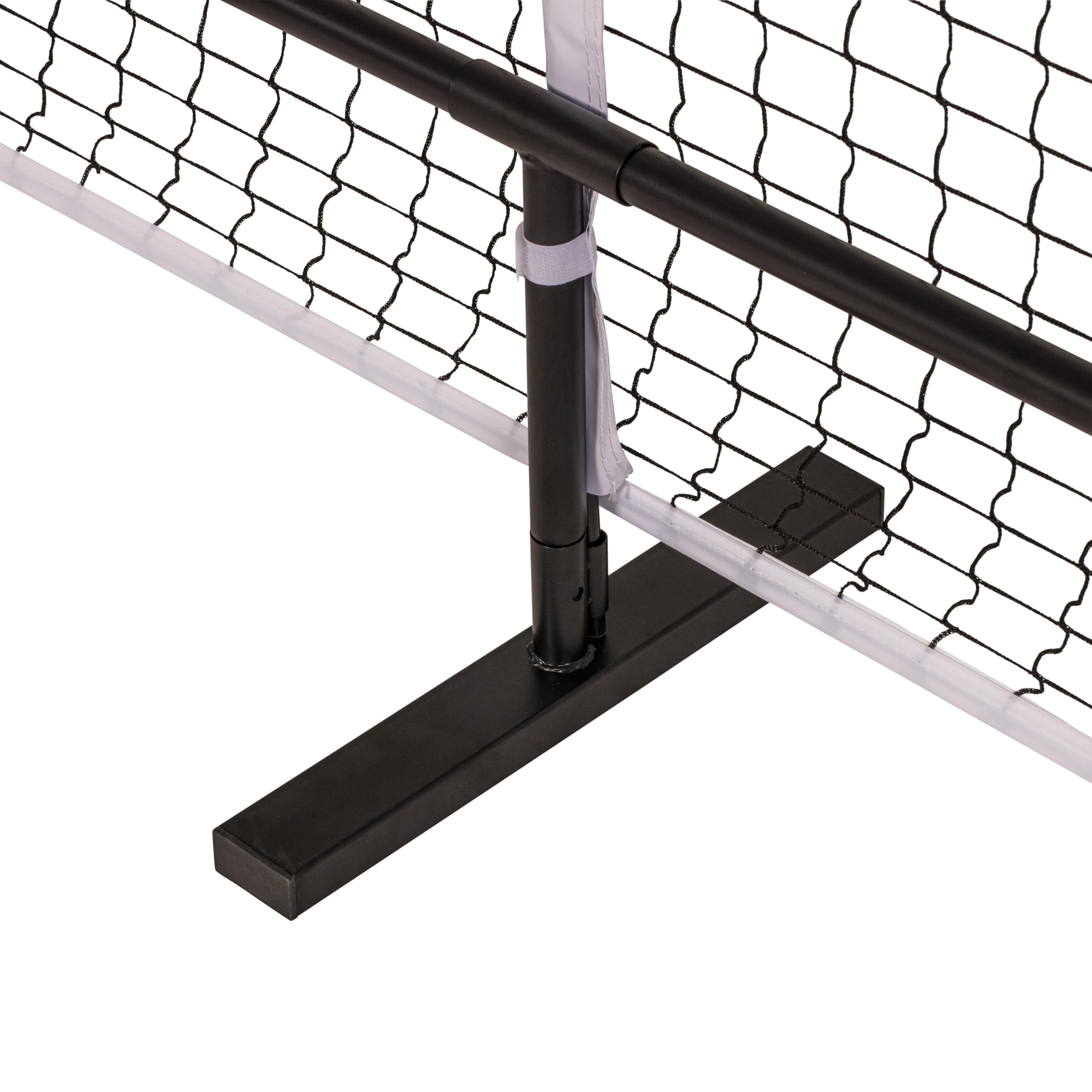 ONIX Pickleball Netz, 2-in-1 tragbares Netz und Übungsnetz-Set, inkl. Tragetasche mit Rollen, Weiß