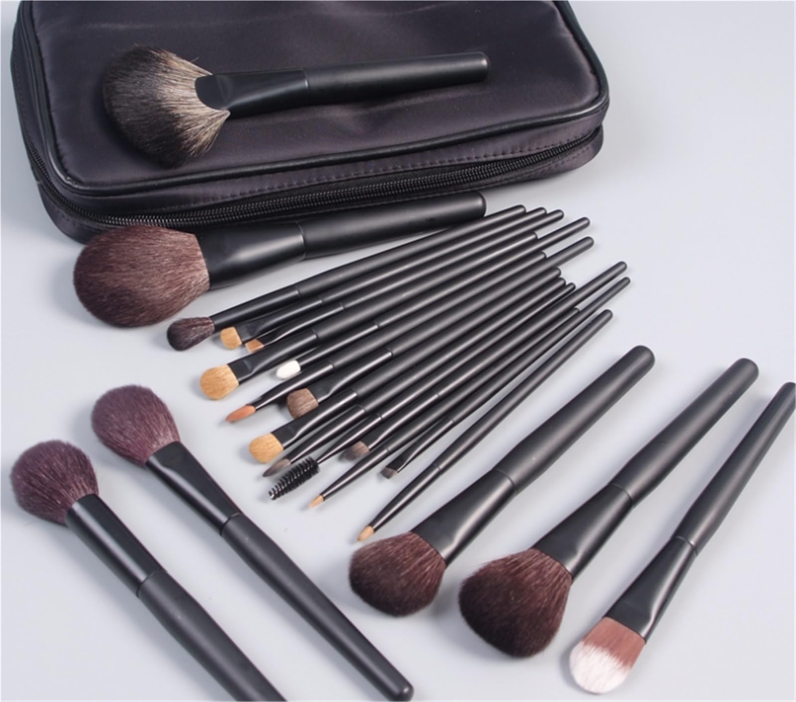 Pinselset Makeup 21 Stücke Make-Up Pinsel Mit Tasche for Concealer Lidschatten Gesicht Kontur Pinsel Make Up Pinsel für Buffing