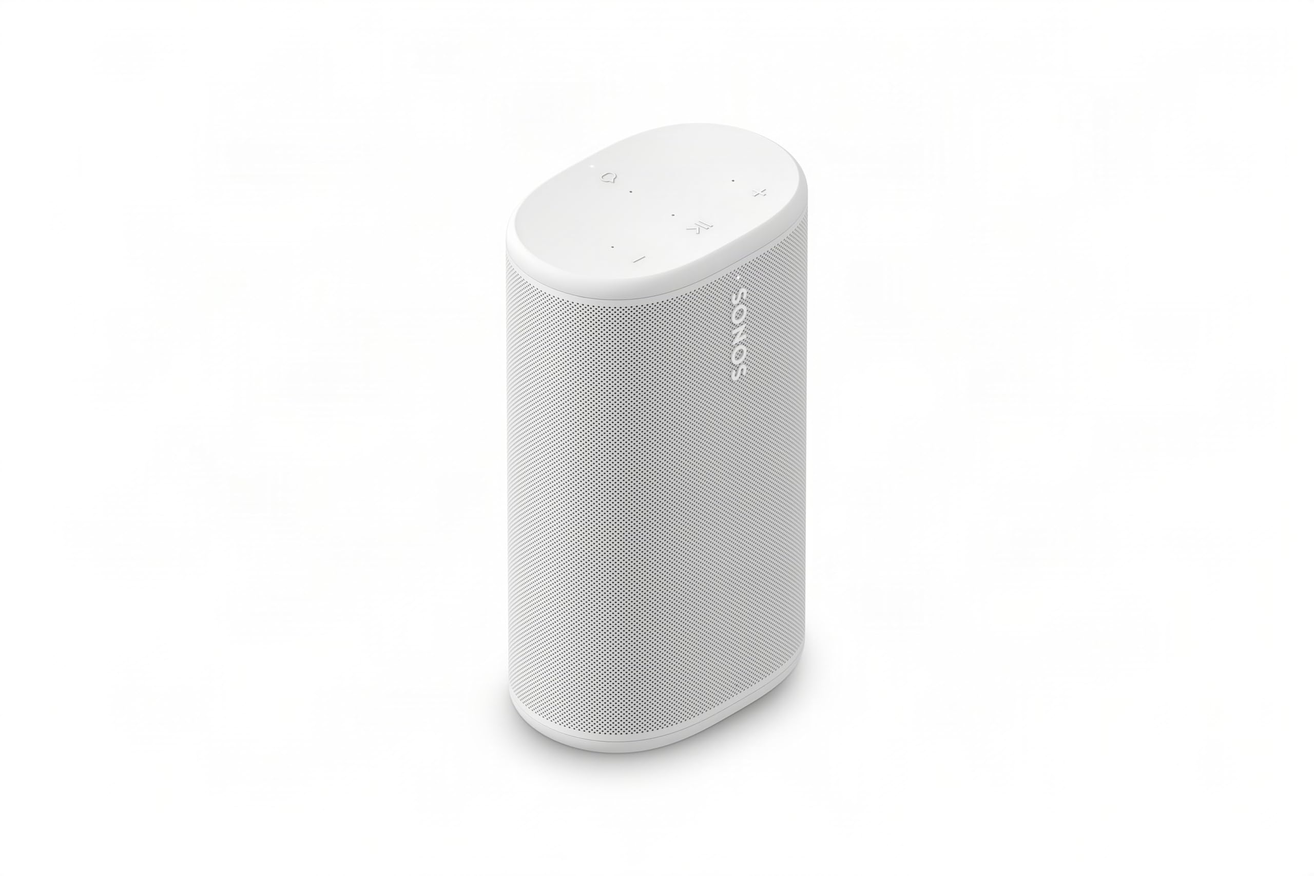 Photo 1 of Sonos Play - Portable Bluetooth Speaker with WiFi, Alexa, 24-Hour Battery Life, Charging Base - White