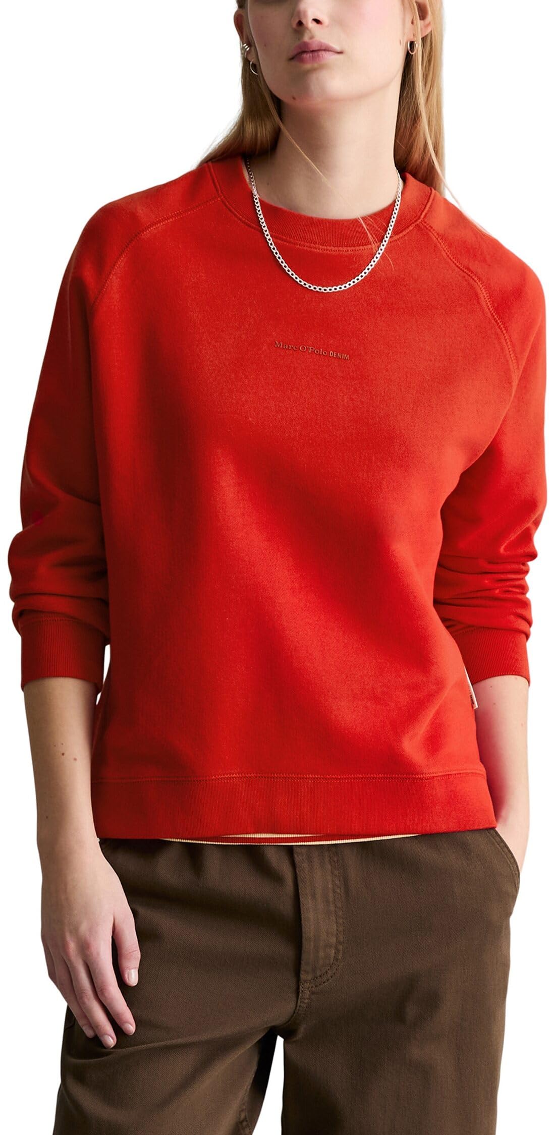 Marc OߴPolo Denim Damen Sweatshirt aus Bio-Baumwolle mit Raglanärmeln