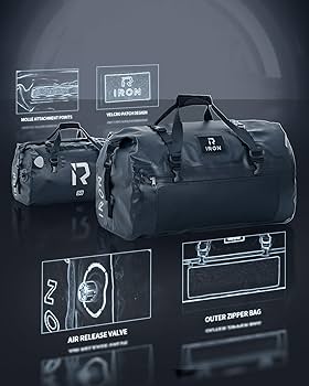 Amazon | IRON JIA'S バイクシートバッグ ツーリングバッグ キャンプ