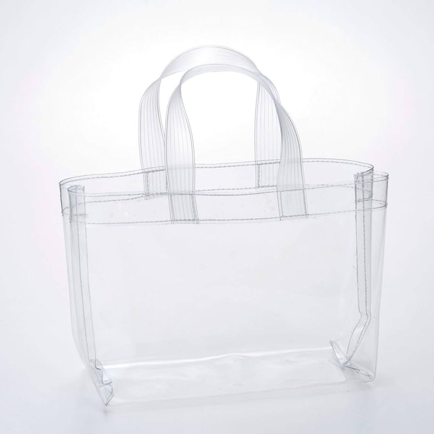 Amazon.co.jp: 伊高(Iko)ビニールバッグ 透明 丈夫 な トート クリア