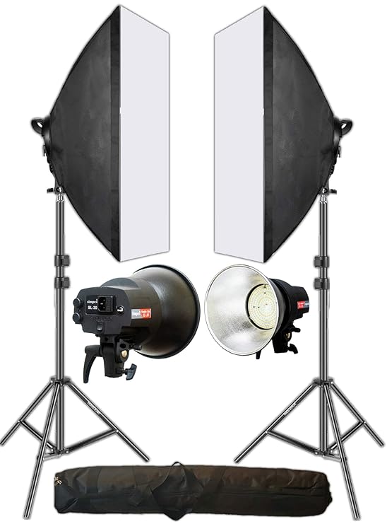 OCTOVA Simpex Pro SL30 Professional Soft Led Photo and Video Softbox Lighting Kit (Dual) for