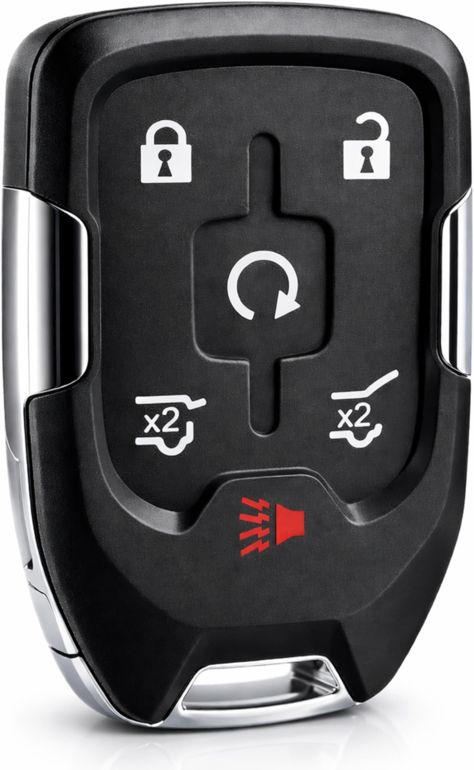1x Smart Key Fob Replacement for 2015-2020 Chevy Suburban Tahoe GMC Yukon Yukon XL, HYQ1AA 13580802, Push to Start Only, Self Programmable with One Working Key