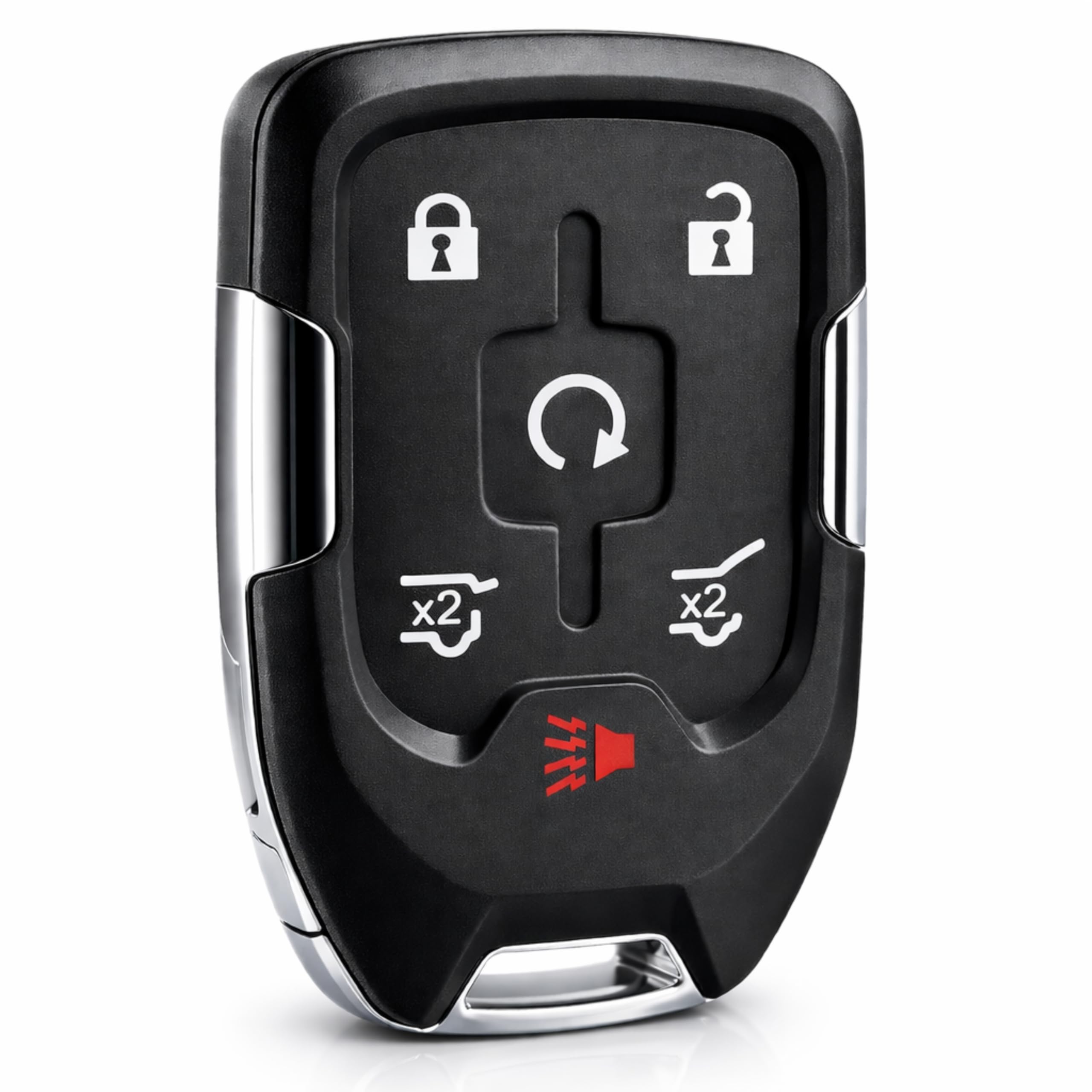 1x Smart Key Fob Replacement for 2015-2020 Chevy Suburban Tahoe GMC Yukon Yukon XL, HYQ1AA 13580802, Push to Start Only, Self Programmable with One Working Key