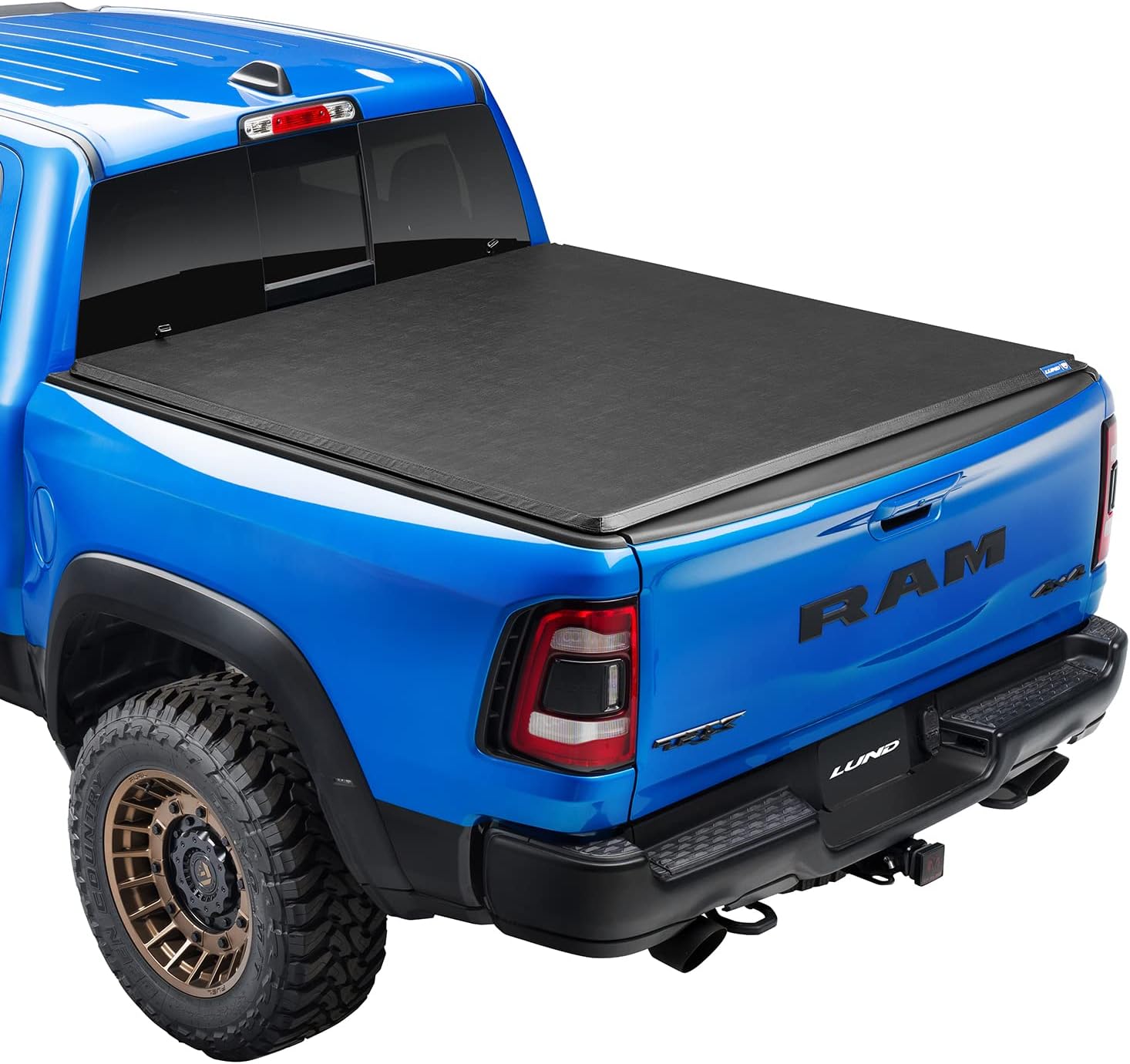 Lund Hard Tri-Fold Hard Folding Truck Bed Tonneau Cover | 969250 | Fits 2009-18, 19/20 Classic Dodge Ram 1500 6' 4" Bed (76.3")