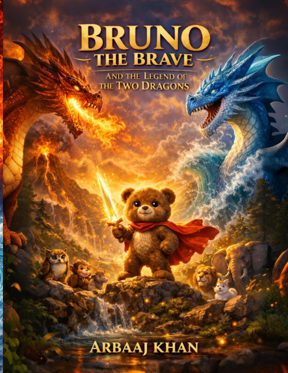 Bruno the Brave and the Legend of the Two Dragons: A Magical Adventure About Courage, Friendship and Teamwork for Kids (Bruno the Brave Series)