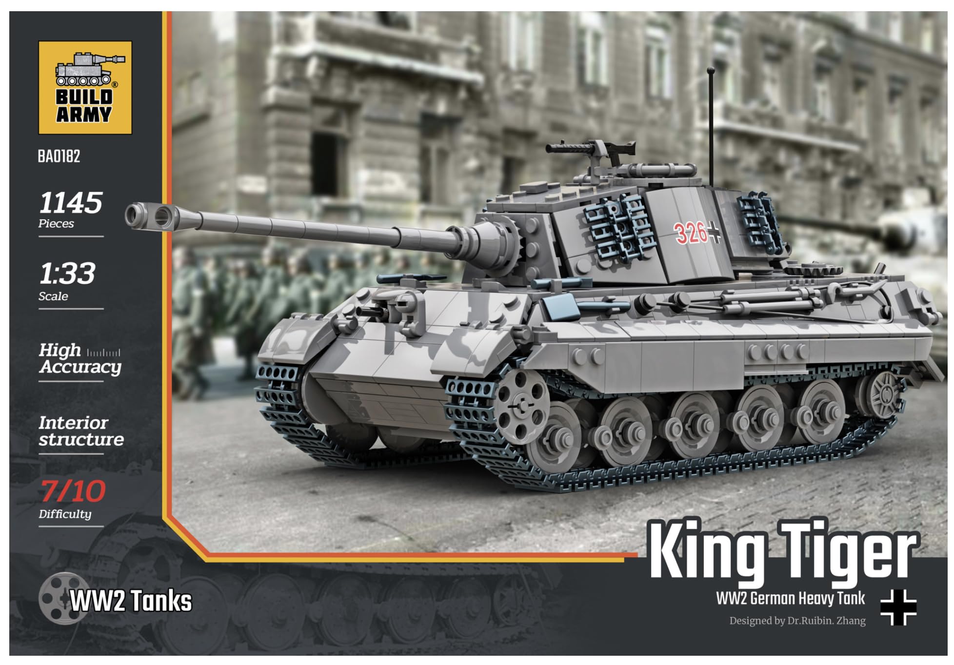 Amazon.co.jp: Buildarmy キングタイガー(Tiger II) ドイツ重戦車建設