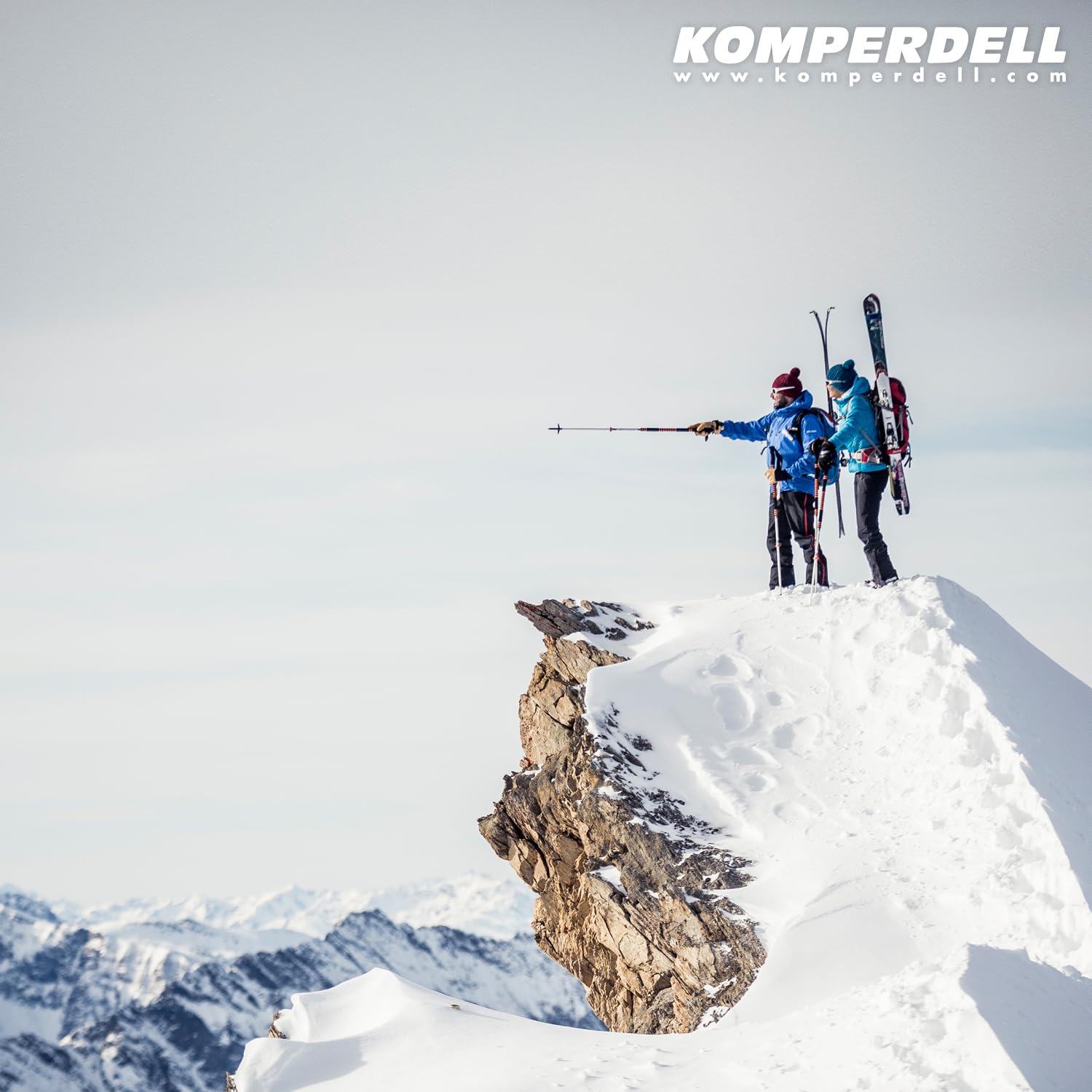 Komperdell Contour TITANAL II - Bastoncini da trekking e da sci 2016