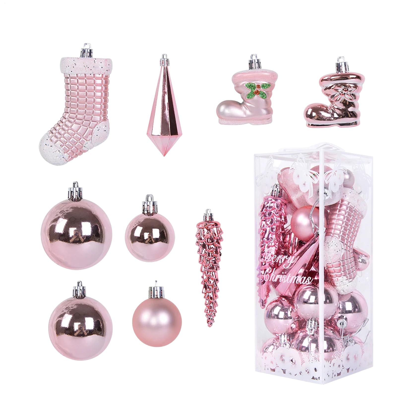 Boules de Noël pour sublimer votre cheminée et table de fête