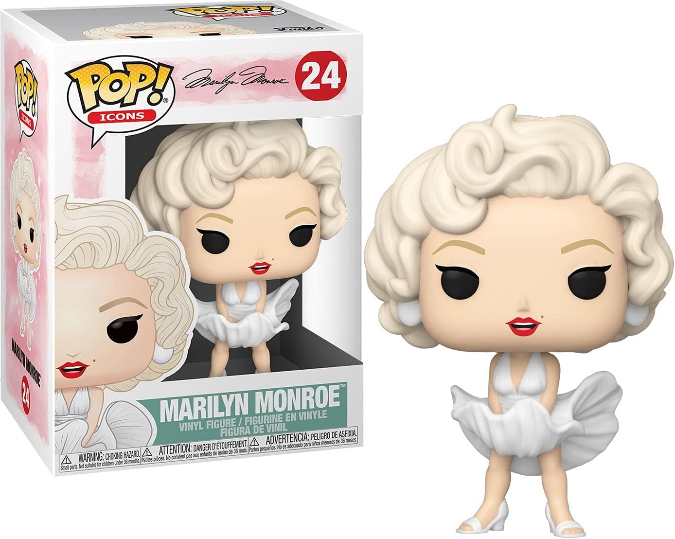 Funko Pop! Icons: Marilyn Monroe (White Dress)