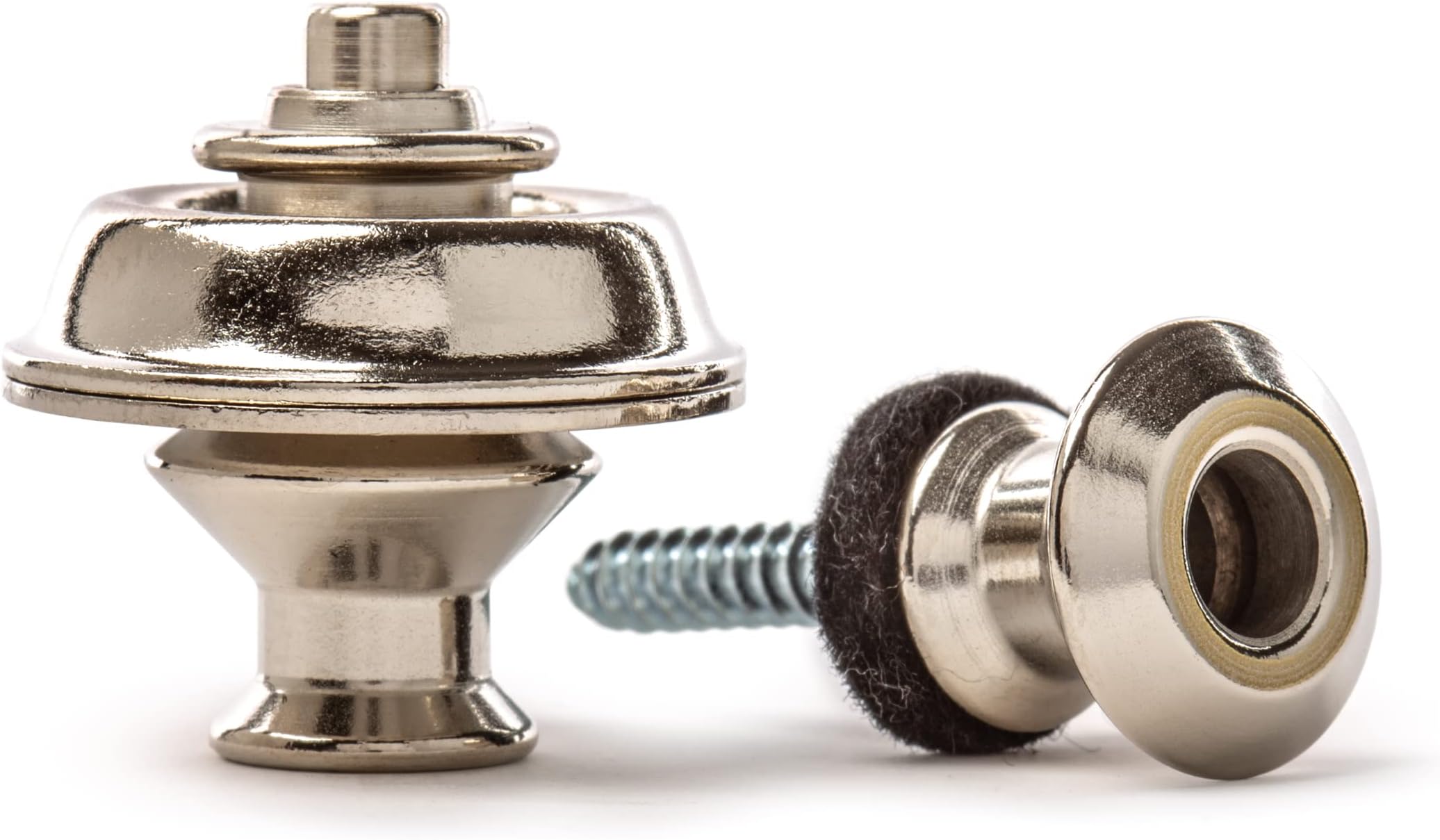 Jim Dunlop Straplock Dual Design Set - Nickel