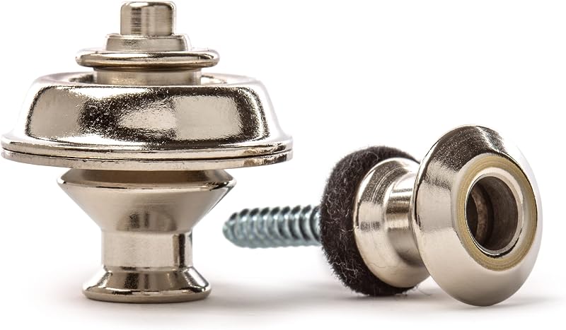 Retenedores de correa Jim Dunlop Straplok ® de doble diseño - Níquel
