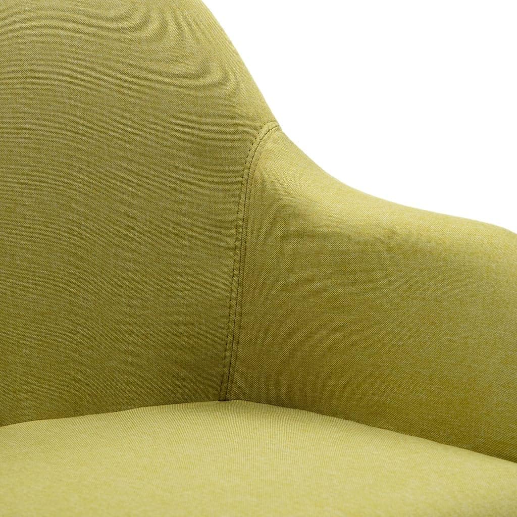 Swivel Dining Chairs 2 pcs,Patio Chairs,Porch Chairs,Outdoor Chairs,Lounge Chairs,Library Chairs,Hospitality Chair,for Room,Living Waiting,Farmhouse,Coffee Shop,Outdoor,Green Fabric