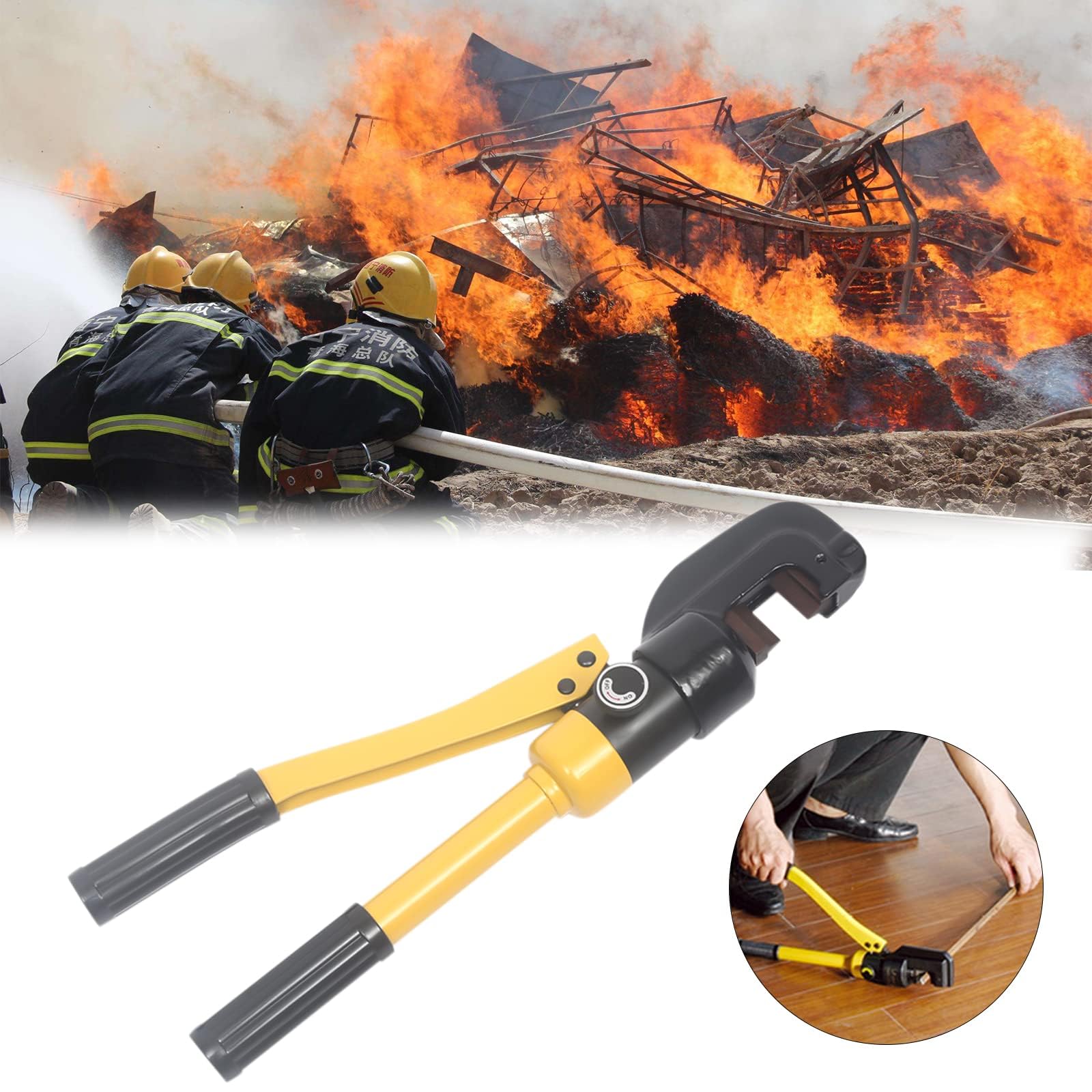 Taglierina idraulica tenuta in mano del tondo per cemento armato da 13 tonnellate per le barre d'acciaio, utensile da taglio 4-22mm di Bolt con la chiave