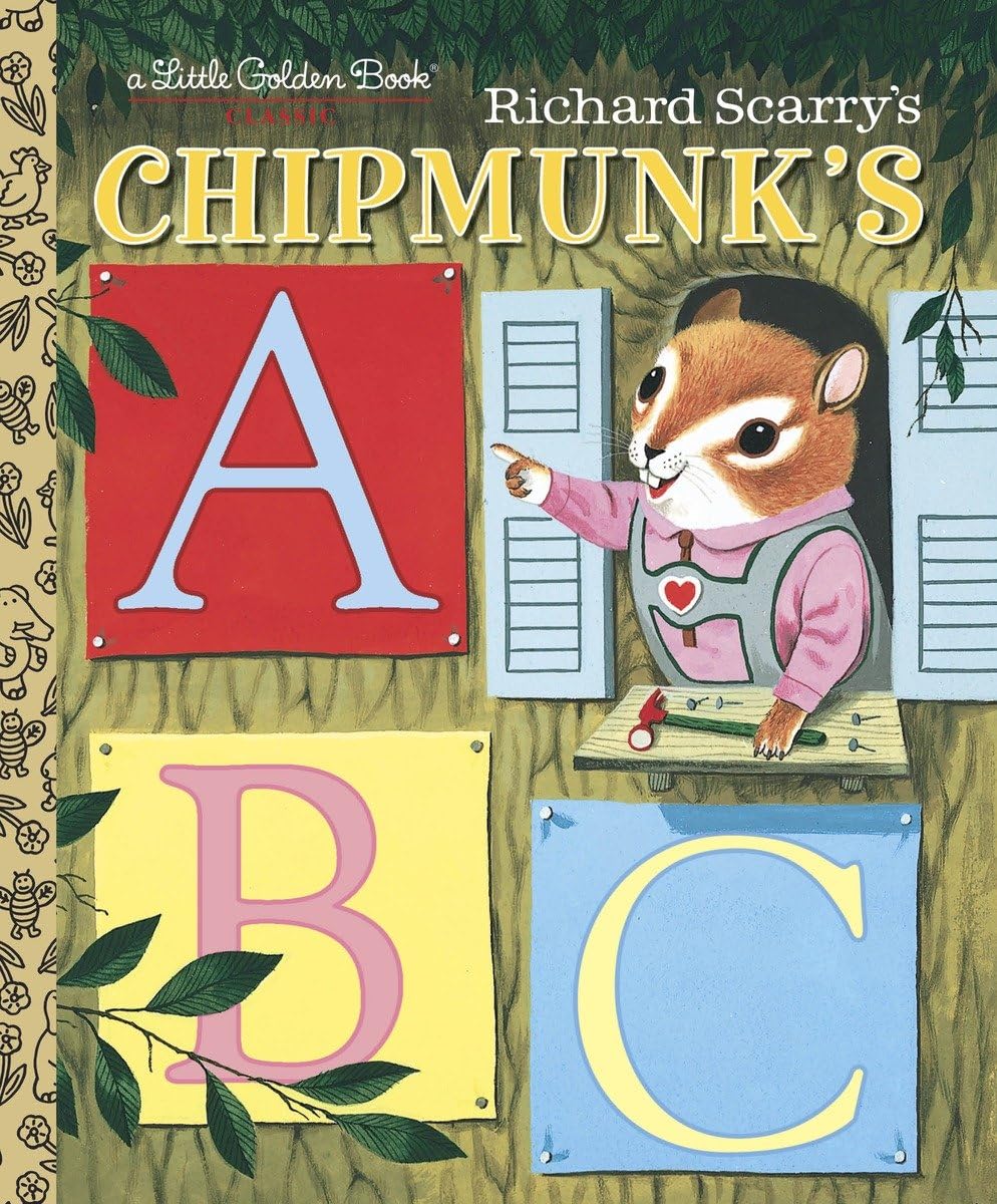 Buy Richard Scarry's Chipmunk's ABC (Little Golden Books) — BookShops.in