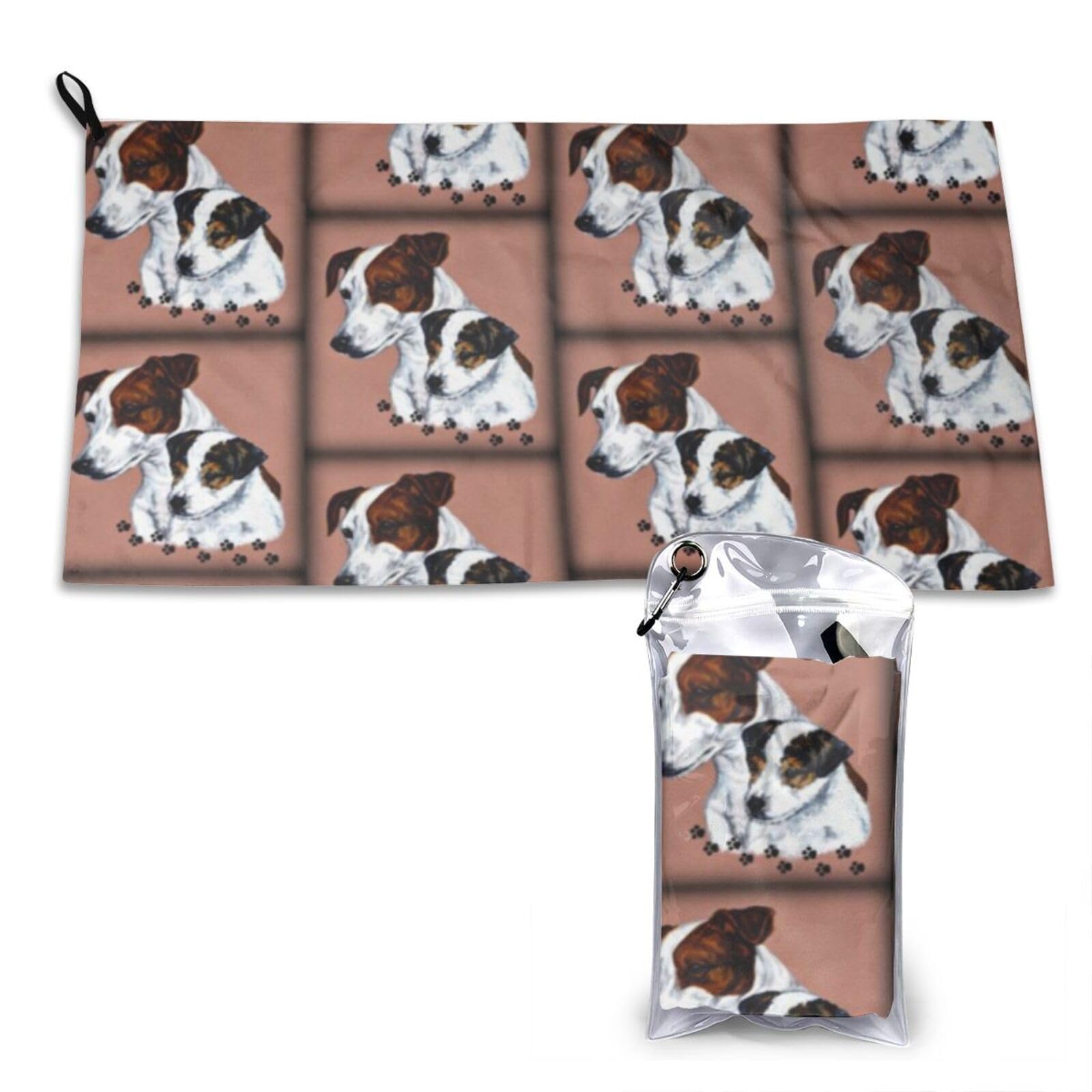 BYwenhopnbs Jack Russel Terrier DogQuick Dry Towel,Microfiber Towels Bulk for Adults 16"x 975"