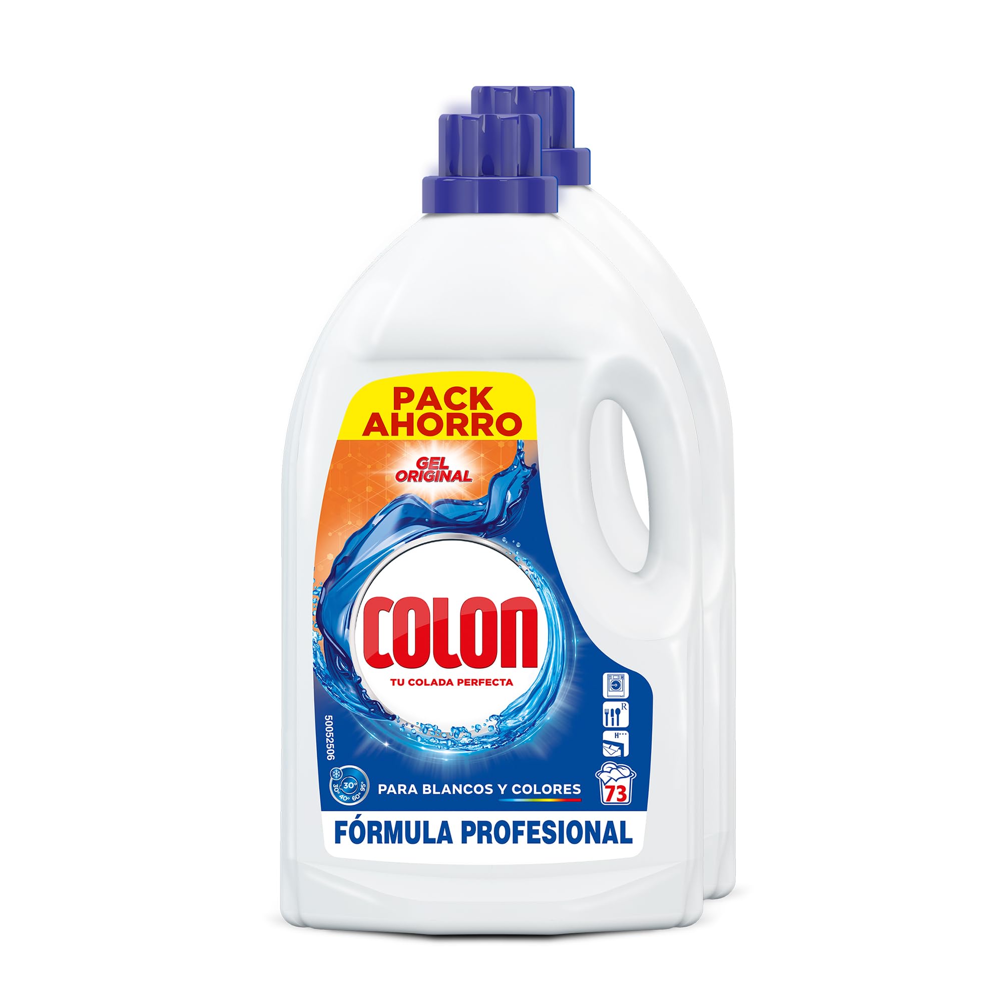 SMART PACK = 8,​5 meses de de Limpieza y Frescor - Colon Original Profesional Detergente para la lavadora Líquido 9,​8L 146 lavados (2x73D)