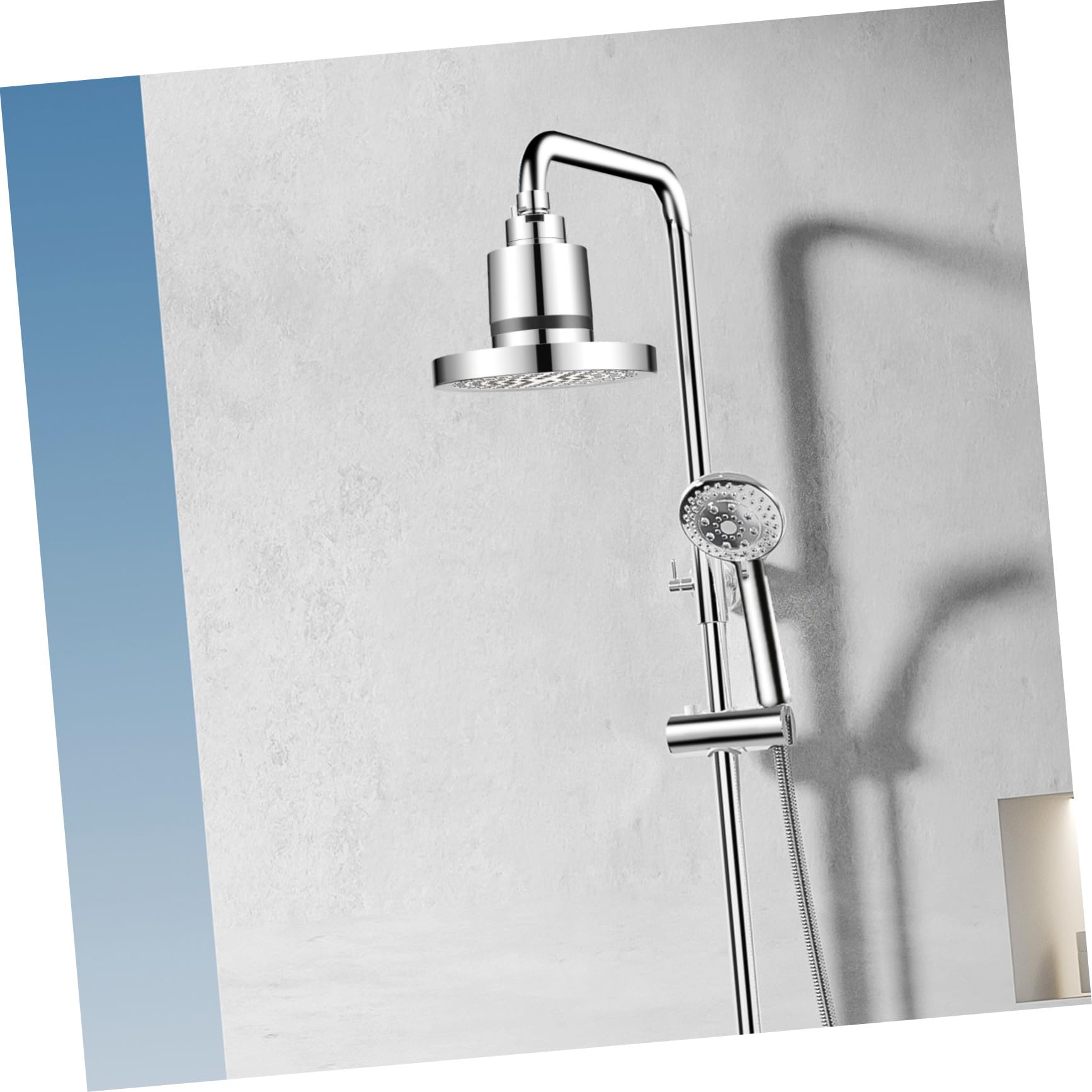 Doccia Filtrata Alta Pressione con Strati Filtro Anticalcare per Dura Soffione Doccia con Addolcitore in per Uso Bagno