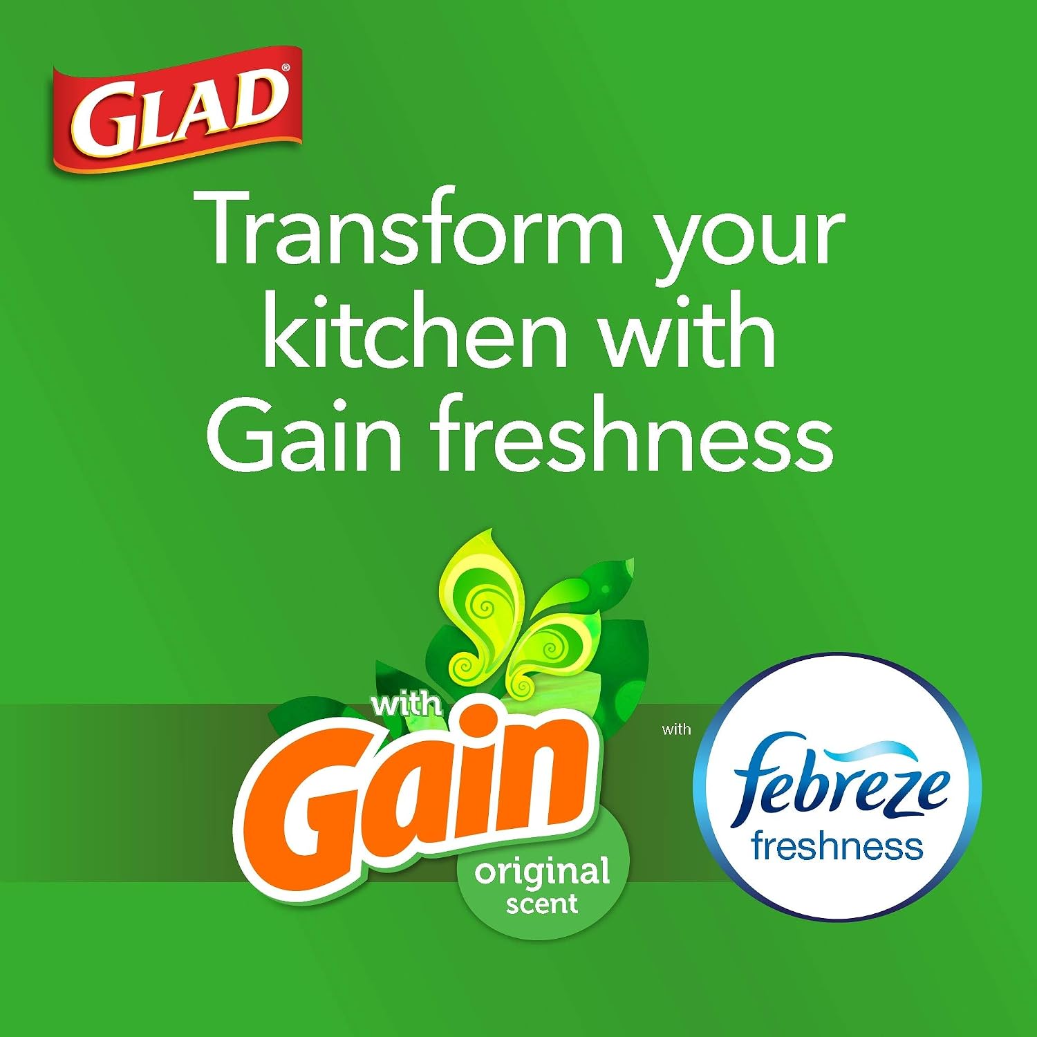 Glad Drawstring Trash Bags - 13 Gallon - 34Count
