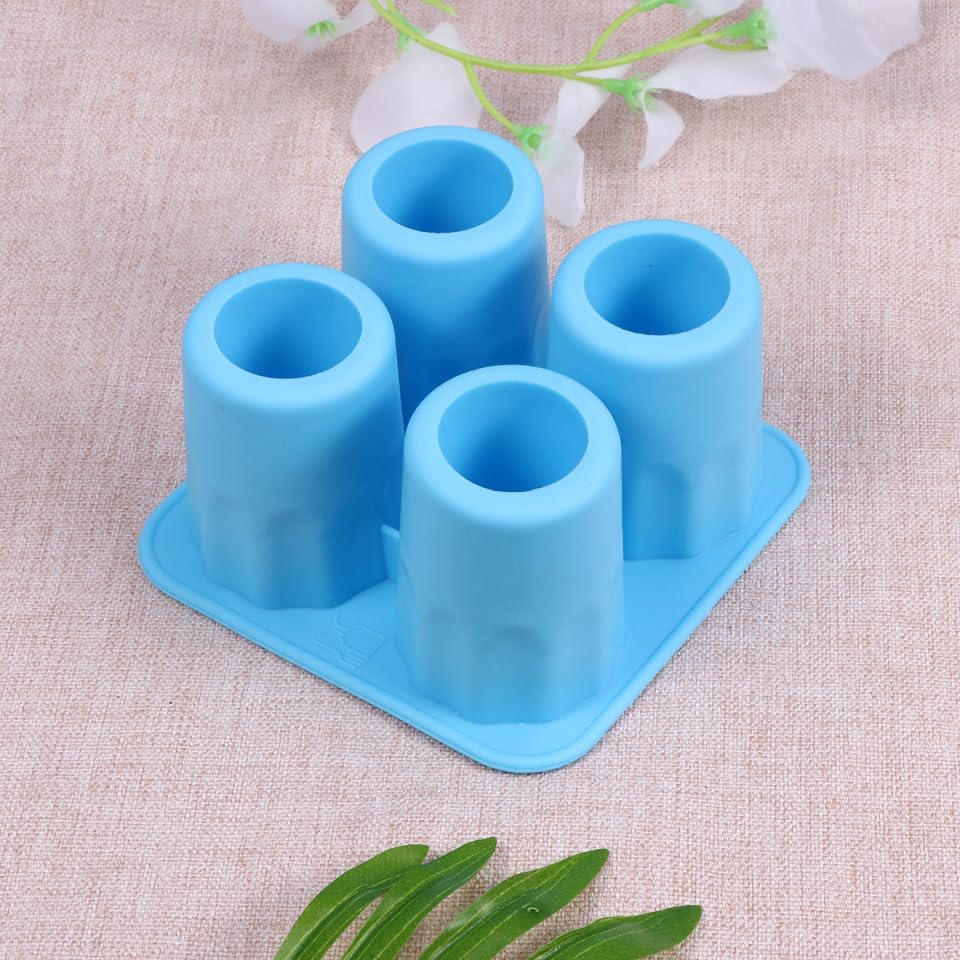 Molde de silicona para cubos de hielo 4 cavidades miniatura 2