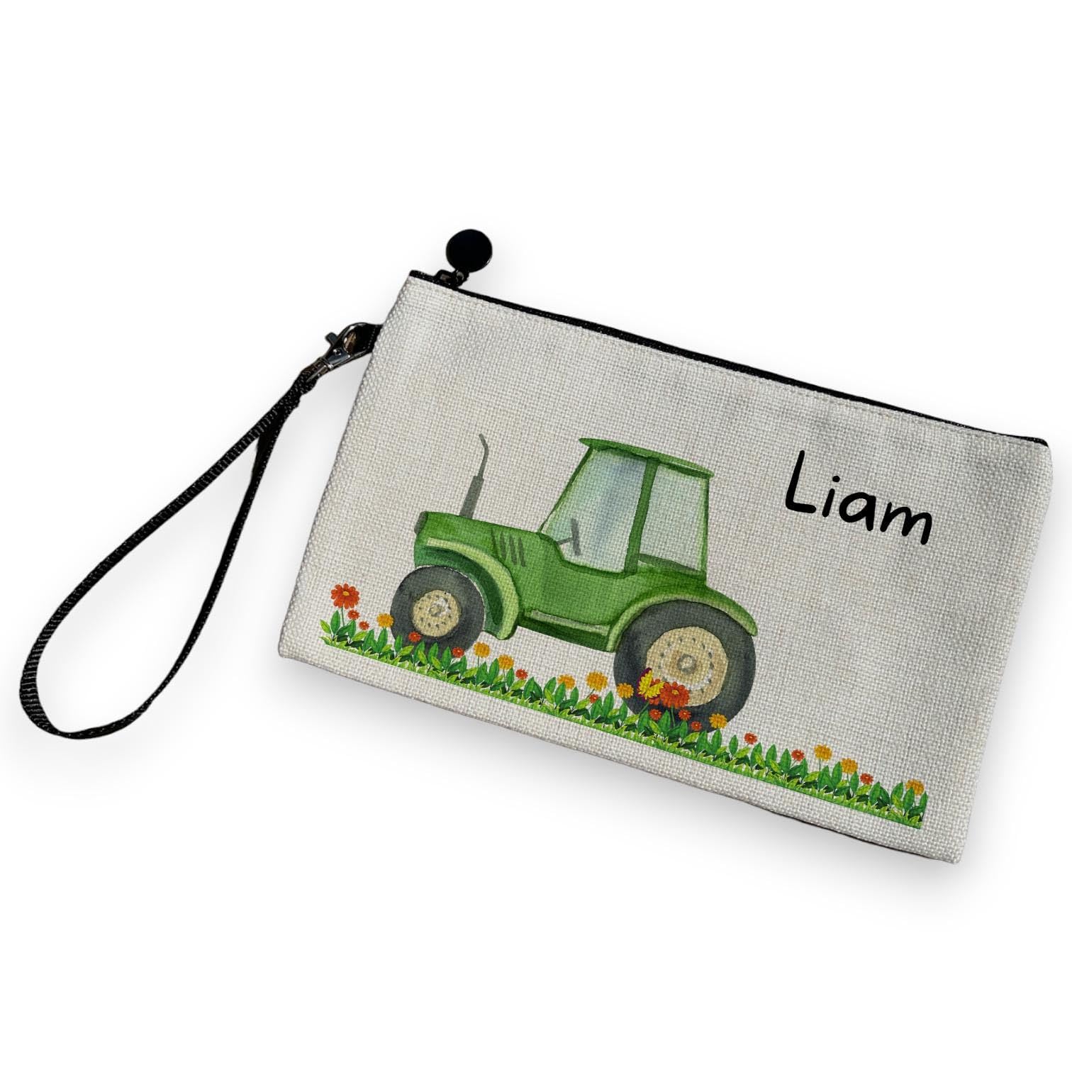 Personalised Tractor Pencil Case, Gift For Kids, Back To School Supplies for Teacher, Thank You Gift for Farming Lover, Stationary Organiser