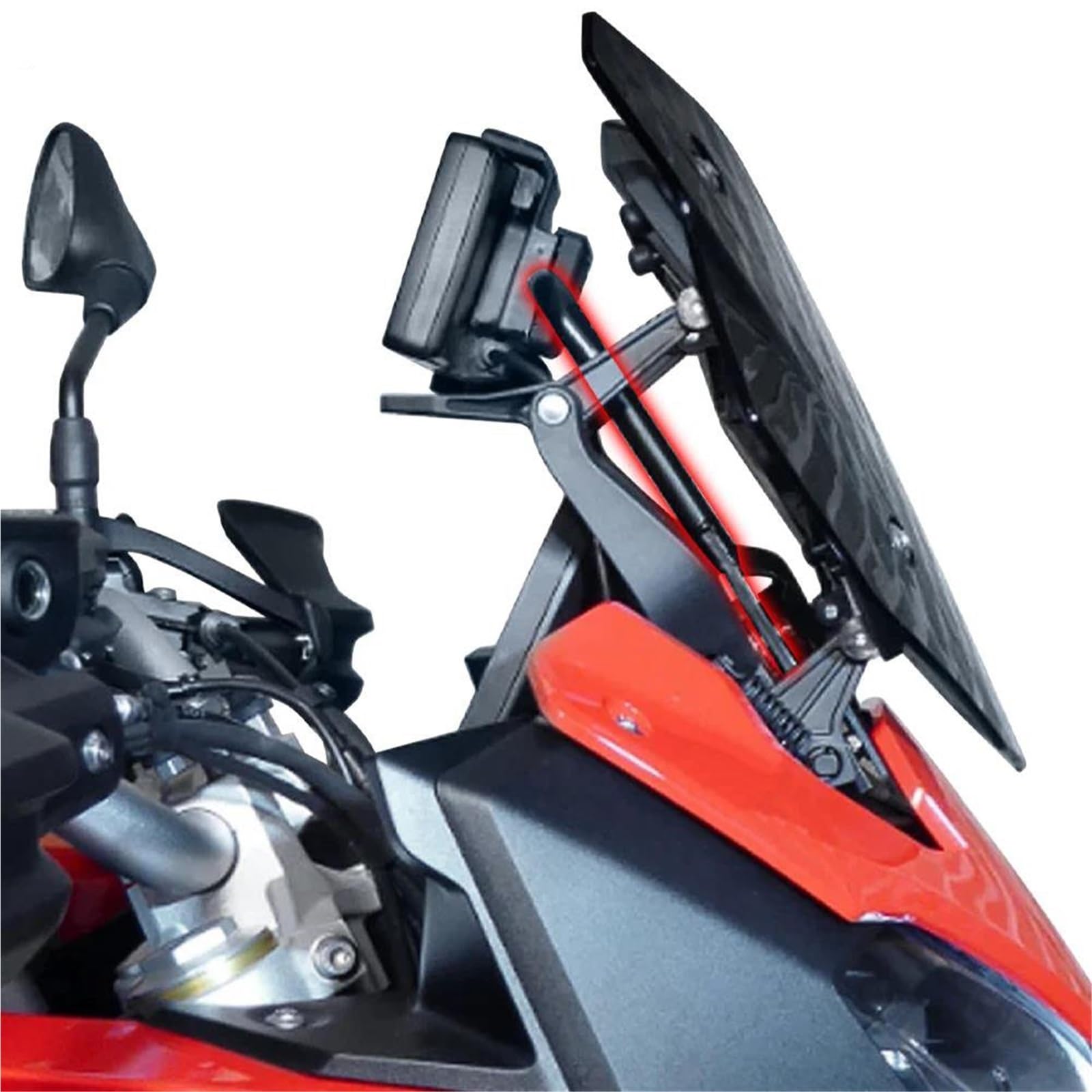 Genérico Soporte De Placa Navegación GPS Motocicleta para F900XR 2020-2025. Extensión para Teléfono Móvil Golpes Teléfono Soporte Placa