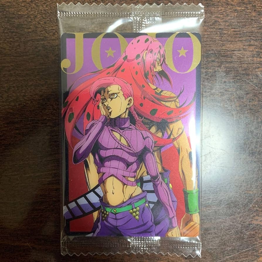 ジョジョの奇妙な冒険　リアルペイントシート　カード　ディアボロ　ドッピオ ジョジョ リアルペイントシート 5部 ディアボロとドッピオ