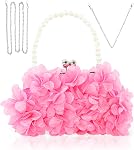 JAMBHALA Sacs à main pour le soir d'embrayage Appliques florales Petits clutchs pour les femmes