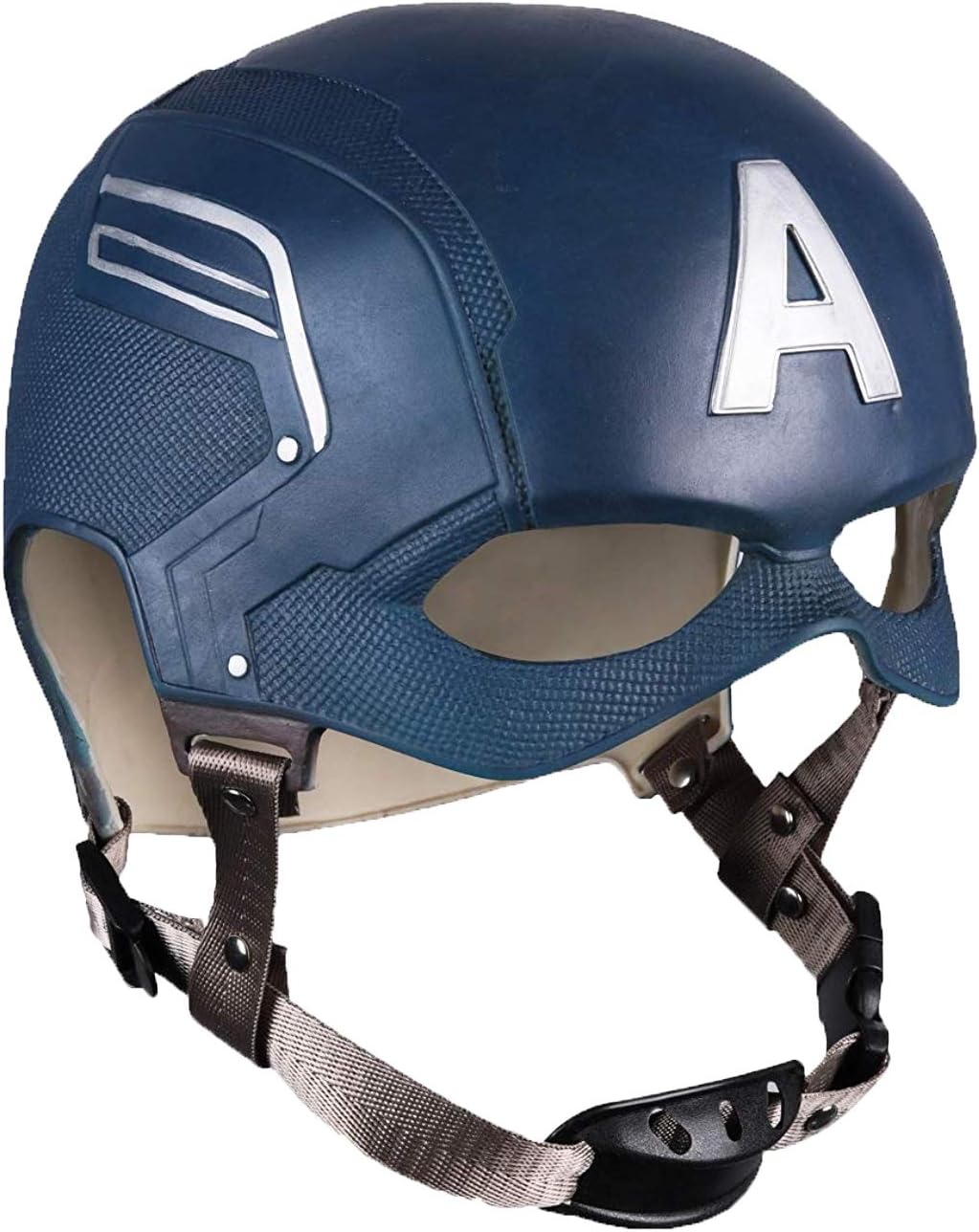 ZMJ Captain America Mask Latex Superhero Movie Avengers Marvel Halloween Props Blue