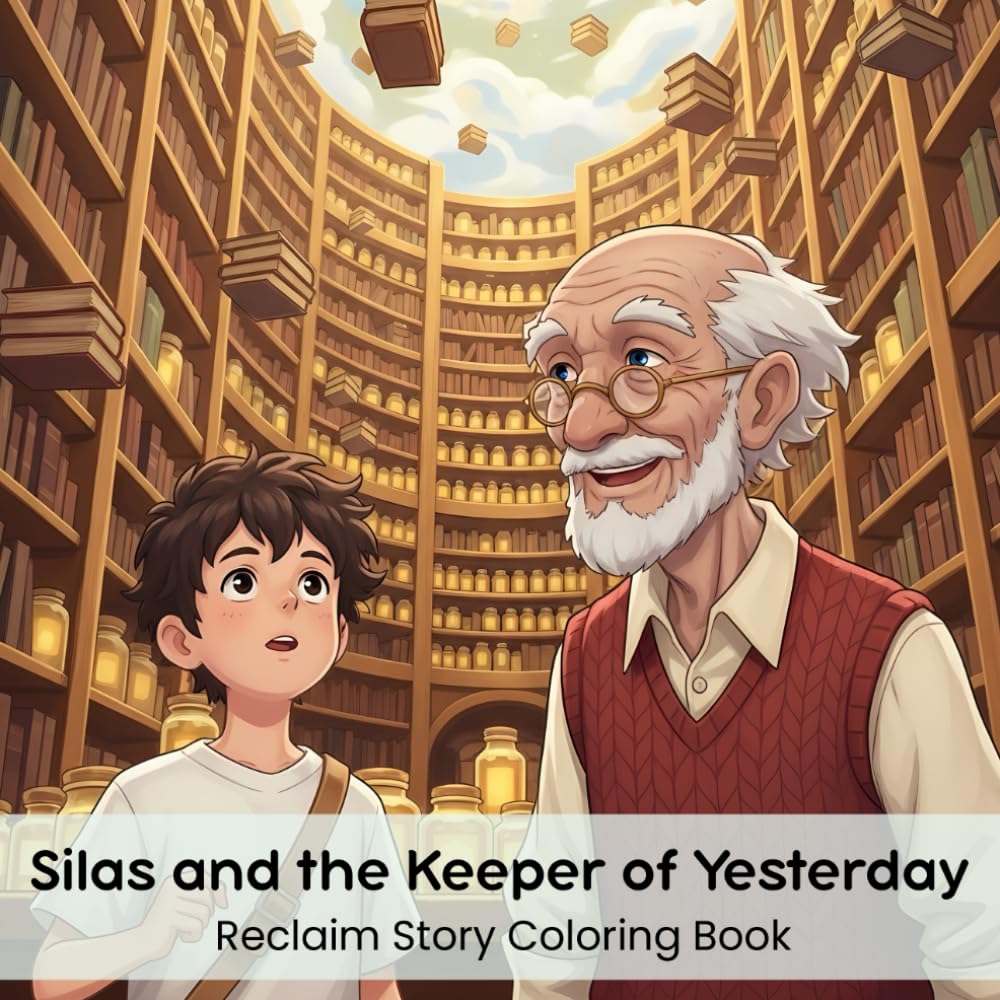 Silas and the Keeper of Yesterday: Reclaim Story Coloring Book (8.5 x 8.5”)