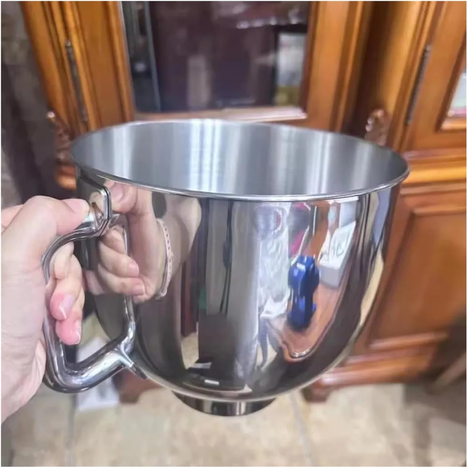 Container Mixer Parts，Compatible For Kewood，for KMX752 KMX750 KMX754，Chef Machine Accessories Stainless Steel Surface Bucket
