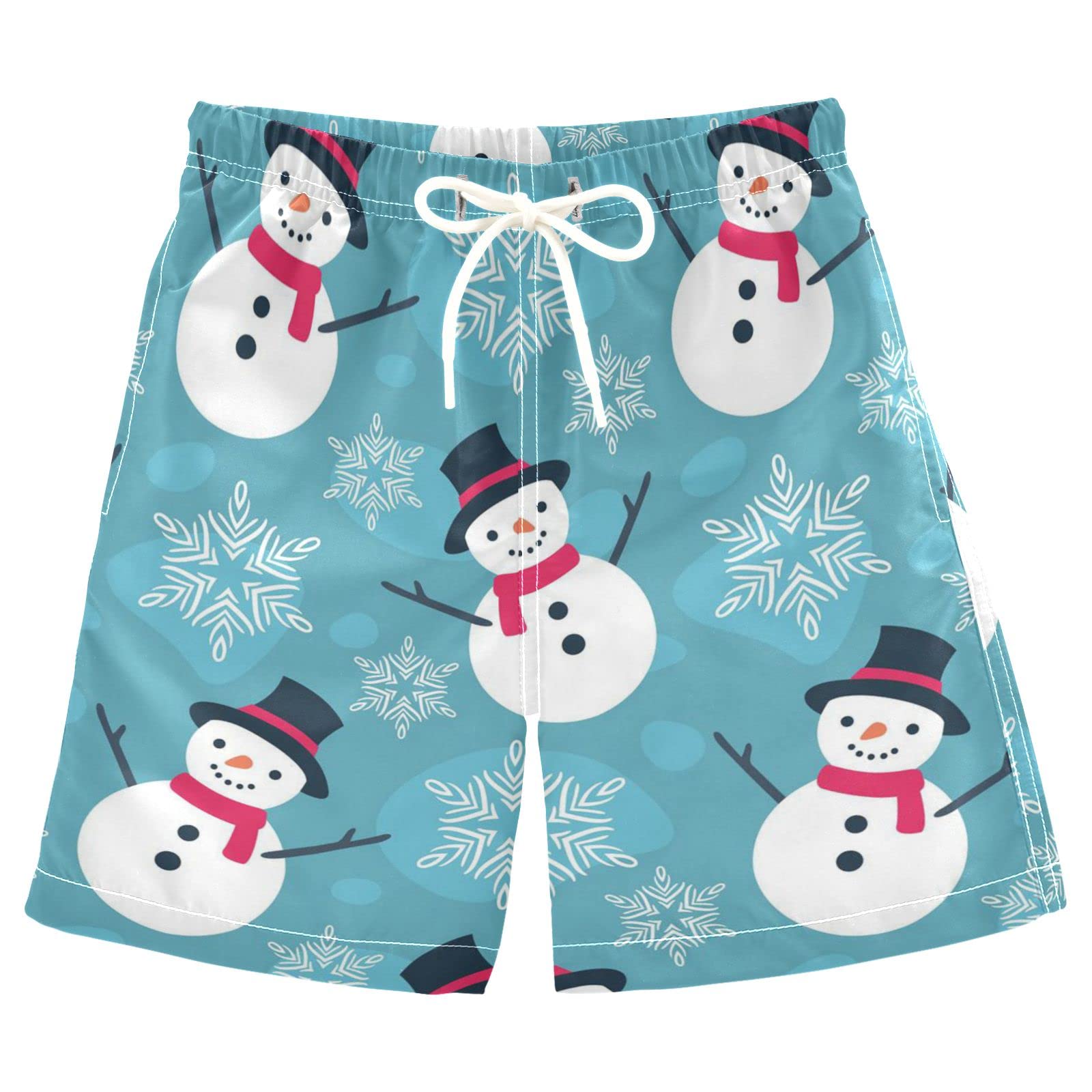 Anantty Boys Swim Trunks Cute Yellow Duck Swimming Shorts Beach Board Shorts Trunks Swimwear Bathing Suit Swimsuit Beachwear