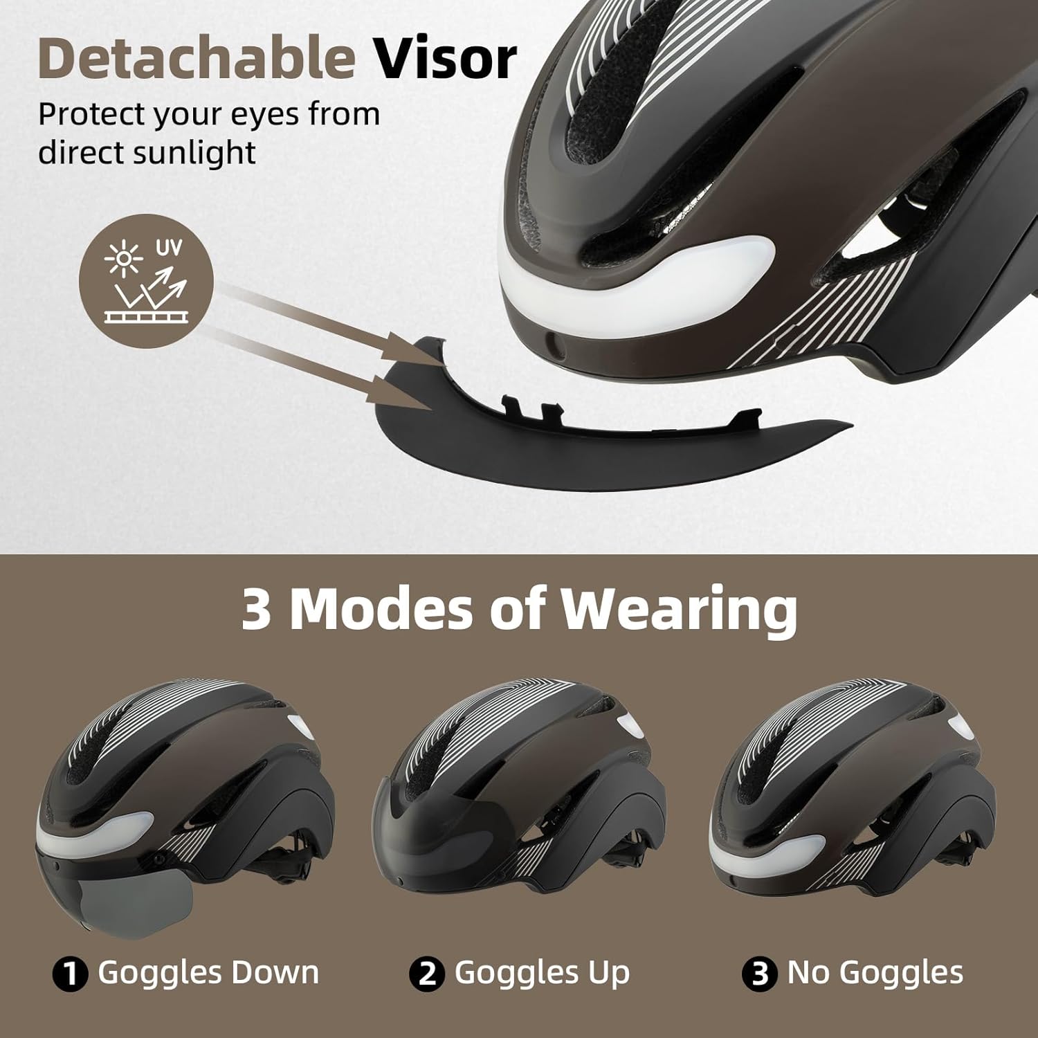 Kids Bike Helmet Boys and Girls Bicycle Helmet with Cool Visor Helmet for Kids 3-14, Children Bike Helmets Youth Bike Helmet Adjustable & Lightweight