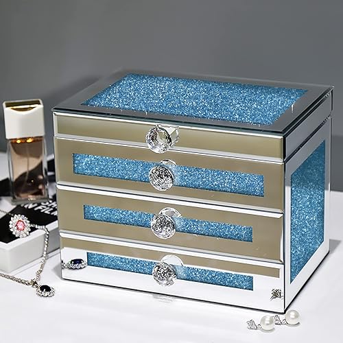 Miniatura 7 de Kitico Papel tapiz azul con purpurina para despegar y pegar, autoadhesivo, decorativo, decoración de bricolaje, 17.7 x 78.7 pulgadas