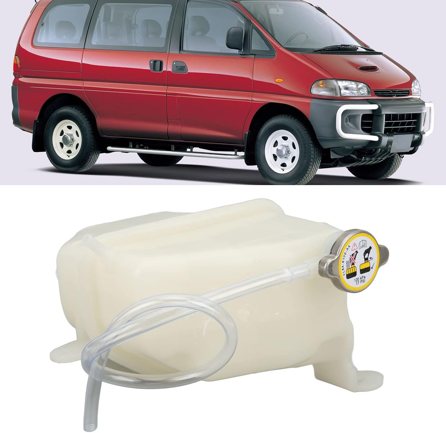 Radiator Expansion Bottle, MB924891 OEM Quality Pressure Seamless Fit Coolant Expansion Tank for Car