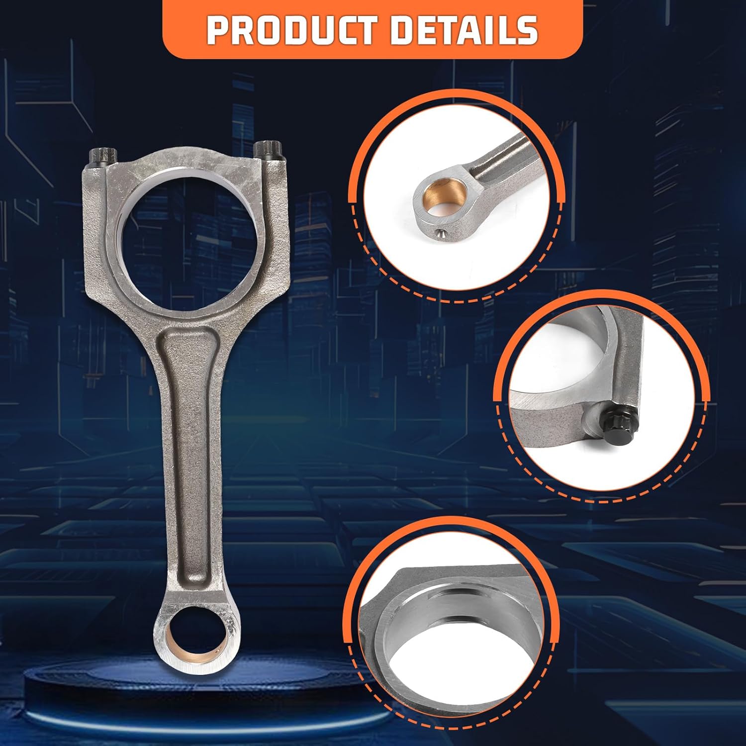 23510-2G400 Engine Connecting Rods Fit for Hyundai Creta for Elantra Sonata for Kia Forte K3X K4 Soul for Sportage 2.0T 2009-2014 Vehicles Replace for G4KF