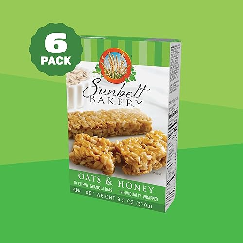 Vista 36 de Sunbelt Bakery Barras de granola masticables con chispas de chocolate, 50 barras de 1.0 onzas (5 cajas)