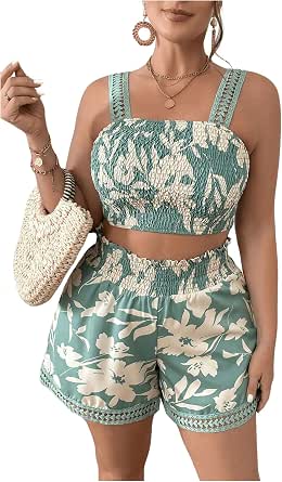 SOLY HUX Women's Plus Size Off Shoulder Dress - Long Sleeve Shirred Ruffle A-Line Dress For Casual & Vacation