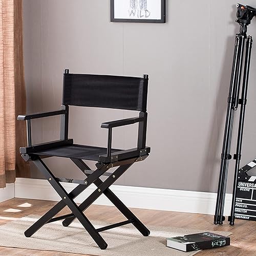 Miniatura 5 de AHANDMAKER 1 juego de funda de repuesto de lona de 21.2 x 16.121.2 x 7.8 pulgadas, color negro, casual, para silla de director de casa, para asiento