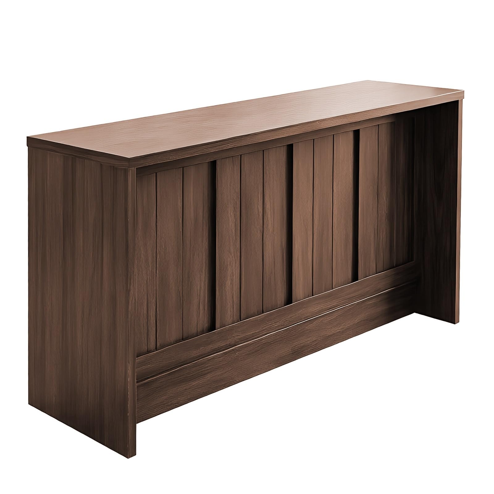 Zf9tBw5sH Unité d'îlot de Cuisine Table îlot avec tiroirs, armoires de Rangement, Compartiments Ouverts et Plateau