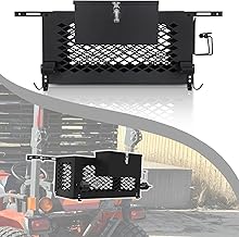 Universal-Fitting Tractor Tool Box with bracket, Multi-Function 24x10x11 in Zero Turn Mower Tool Box Tractor Basket for John Deere for Kubota for Kioti Tractors & for Zero Turn Mower