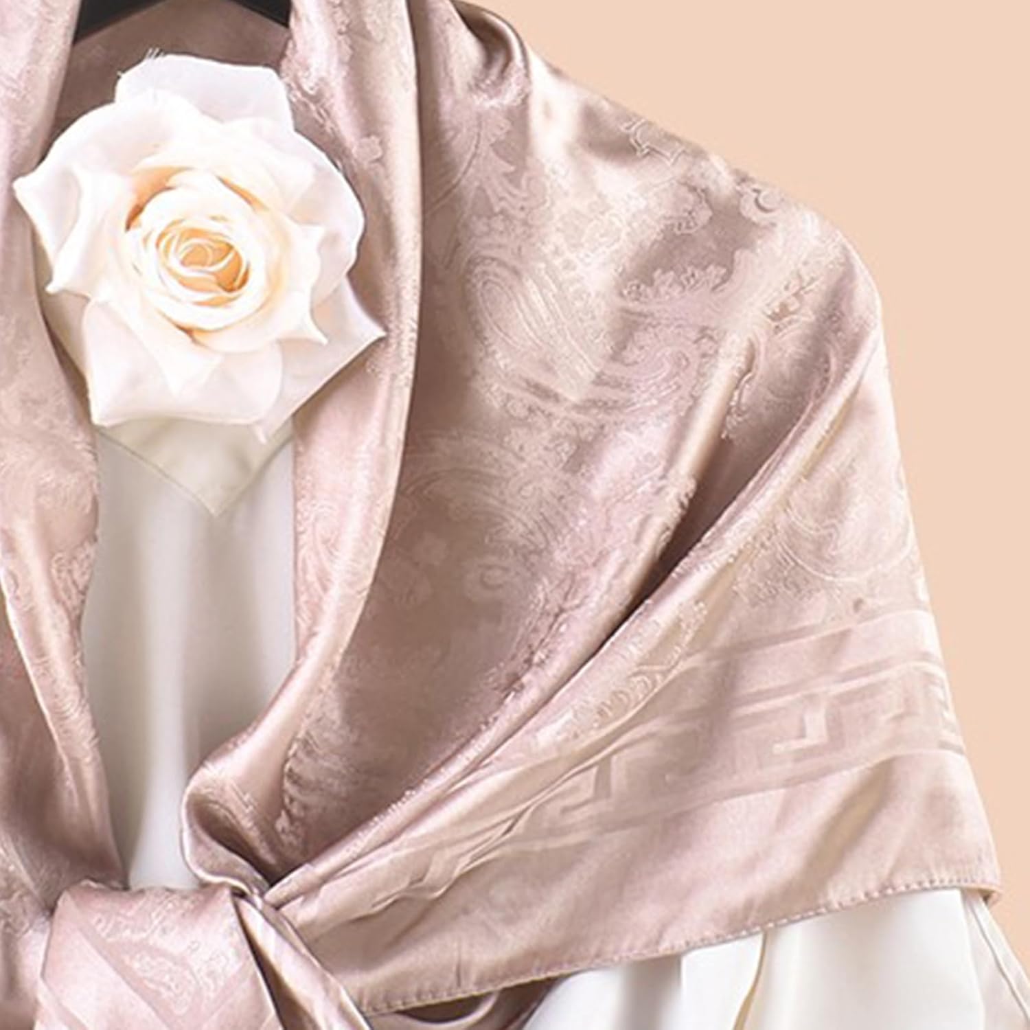 EIysee 35x35 Inch Head Scarf for Women Silk Like Neck Scarf Hair Sleeping Wraps Satin Silk Scarfs for Women - Image 5