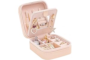 KElofoN Travel Jewelry Case and Organizer with Mirror - A Thoughtful Gift for Women