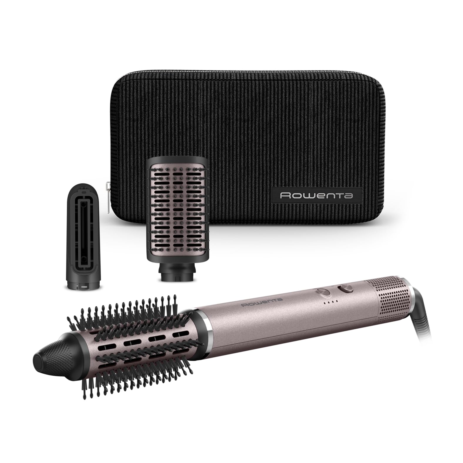 Rowenta Ultimate Experience Air Nano, Multistyler Professionale, UB9B20 | Potenza 950 W, 3 Velocità/Temperature, Asciugatura Rapida, Generatore di Ioni, Design Compatto, 320 G, Cinnamon Pink/Hottin