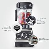 Vitamix - Licuadora de la serie Professional 750, grado profesional, 64 oz. Envase de bajo perfil, negro, auto-limpiante - 1957