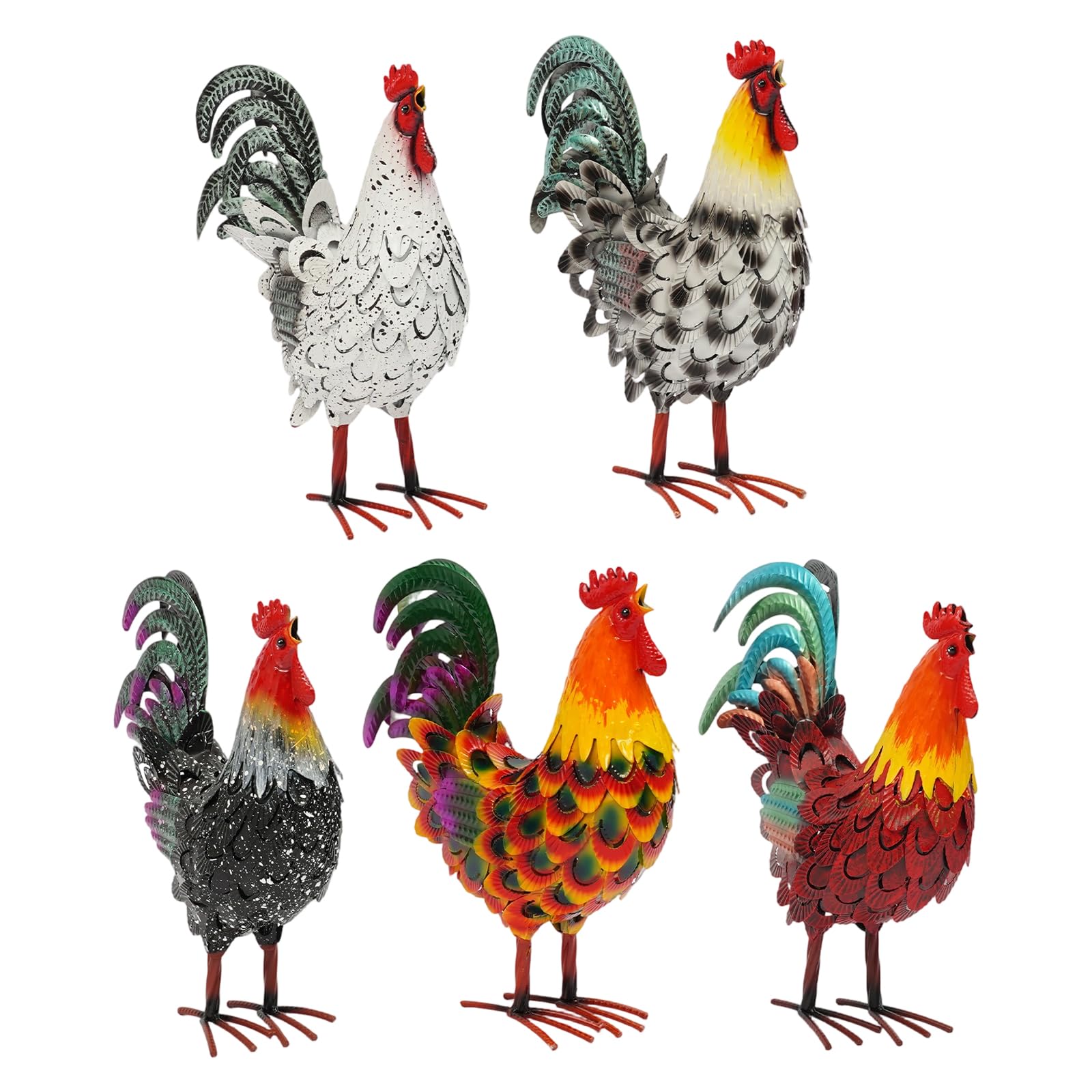 Statue de coq en métal : finissez-en avec un jardin vide grâce à nos 5 sculptures d'extérieur