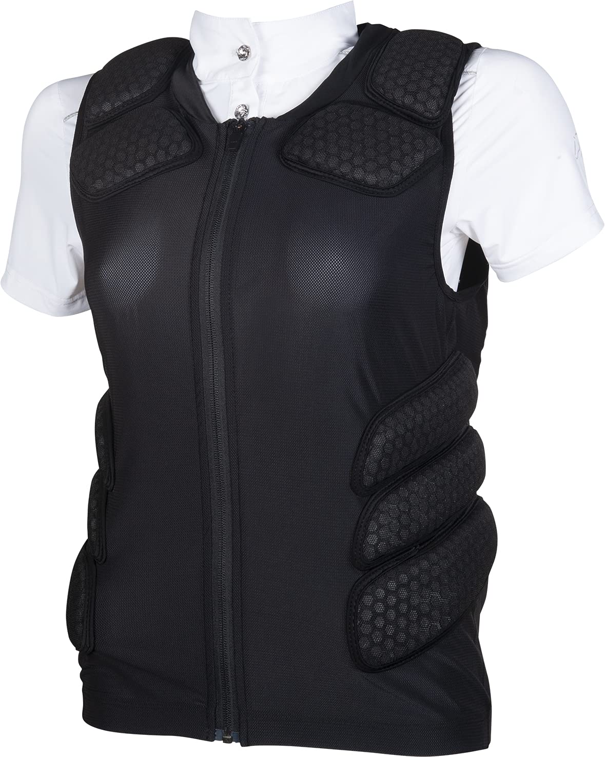 HKM Protector de espalda Shelter, color negro.