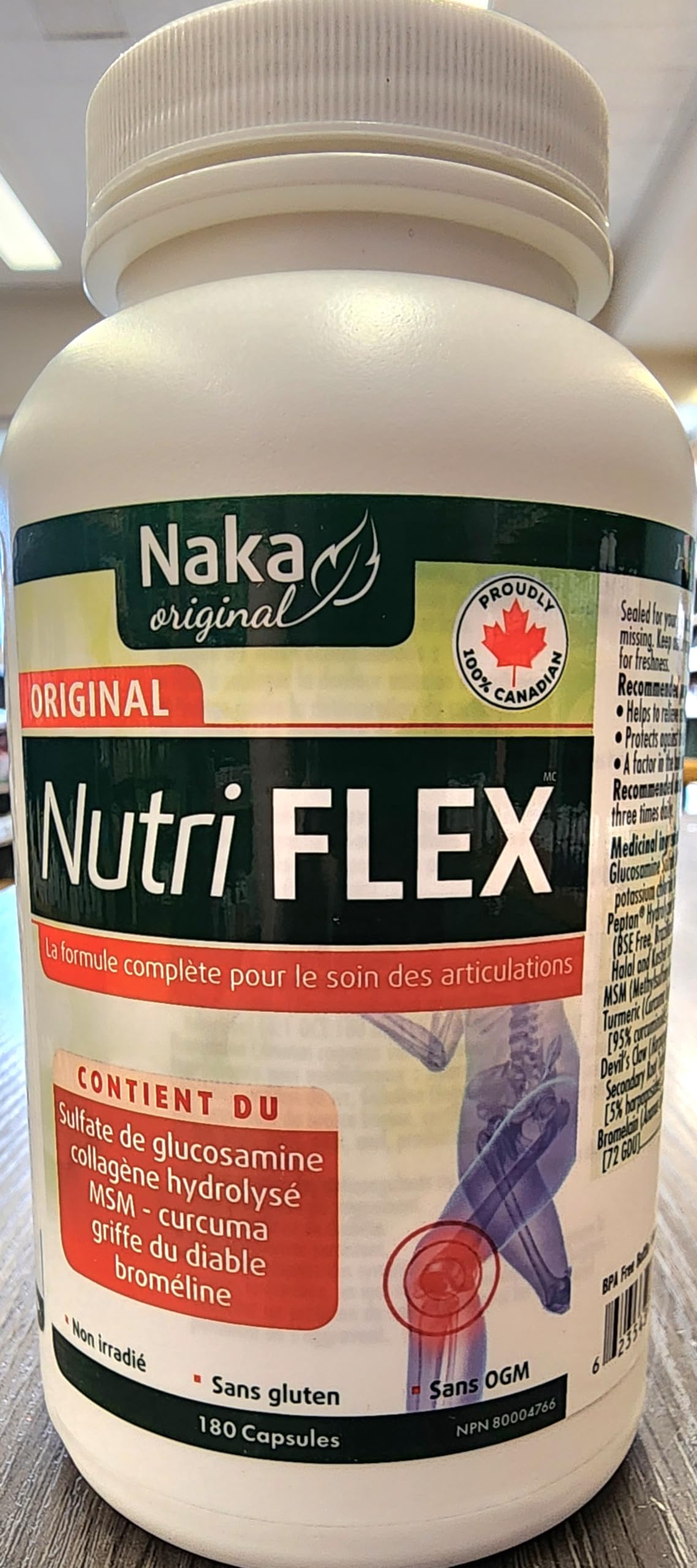 Nutri Flex Complete Joint Care Formula (180 Capsules) Nutri-Flex NutriFlex Brand: Naka — Amazon image 3